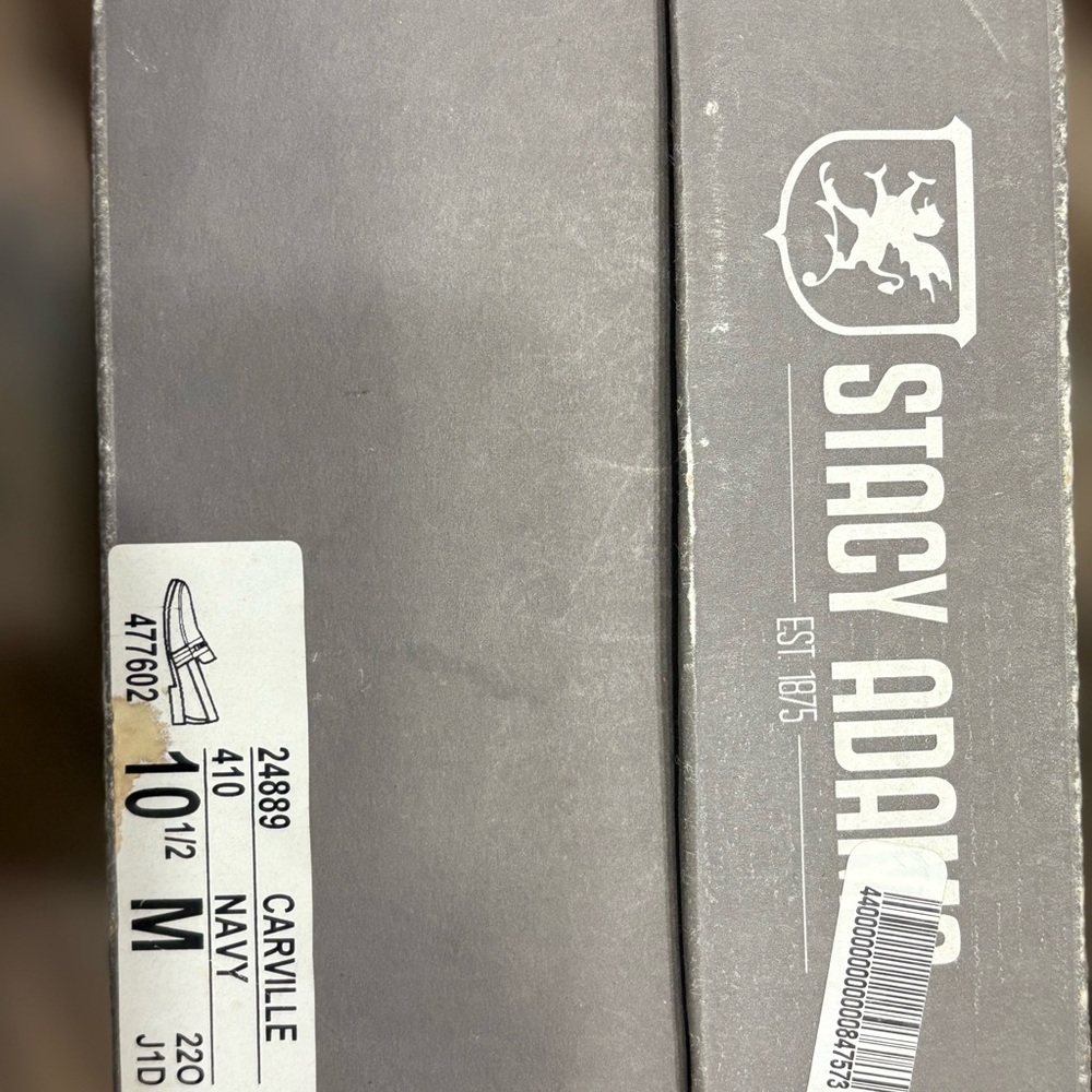 Stacy Adams Navy Carville Shoes